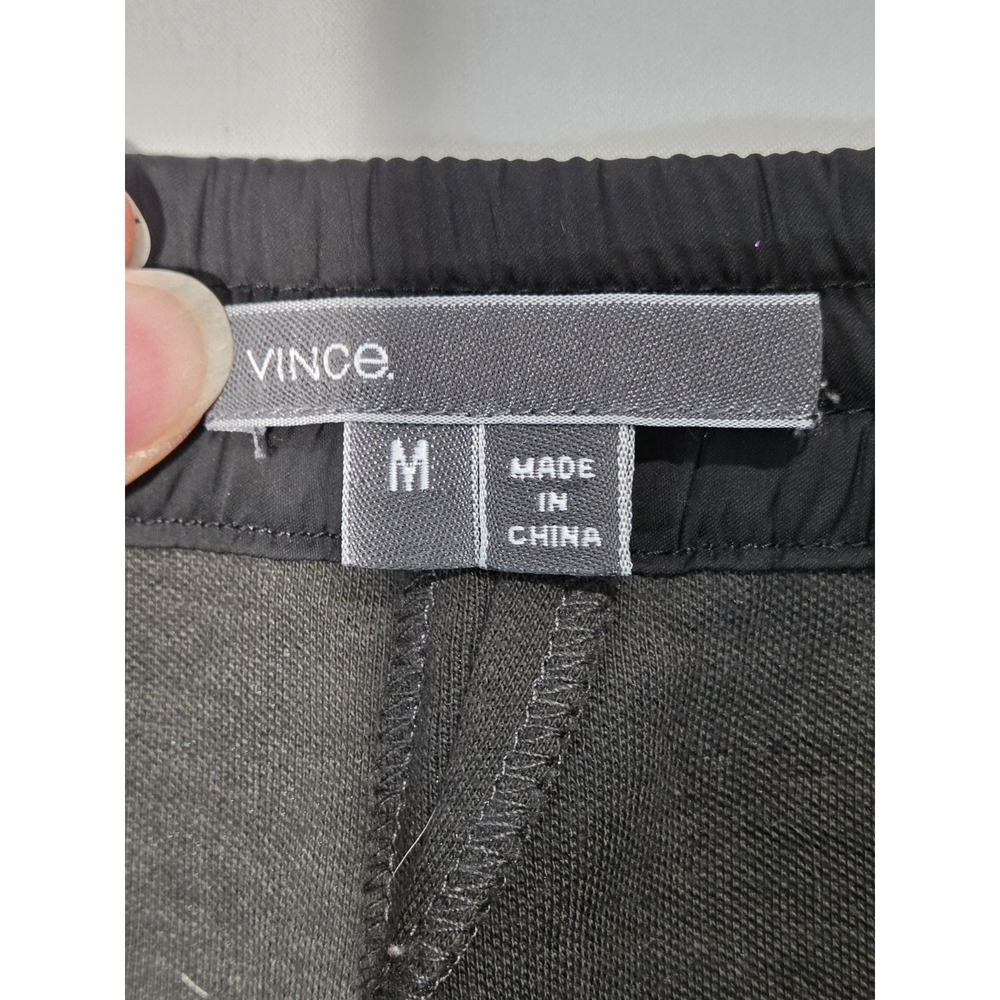 Vince Drawstring Scuba Knee Length Casual Pencil Skirt Charcoal Gray Medium - Picture 6 of 7